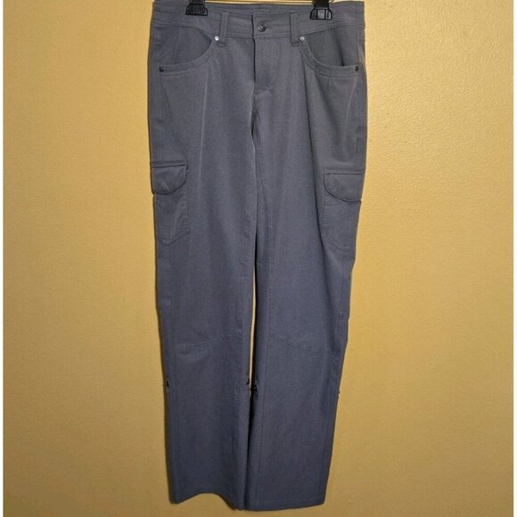 Kuhl Womens Pants 6 Gray Convertible Capris Roll Up Cargo 108846 21F 6326 Gorp - Picture 1 of 9